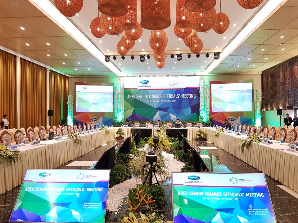 Lanh dao tai chinh 21 nen kinh te tham du Hoi nghi Bo truong o Hoi An hinh anh