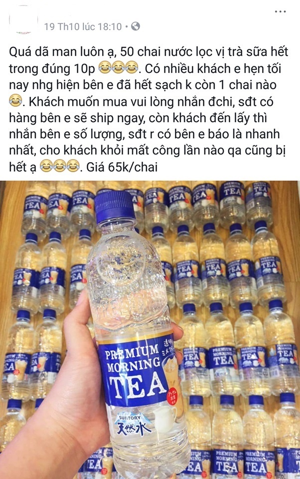 Nước lọc vị trà sữa nhật bản 65.000 đồng/chai ảnh 1 Nuoc loc vi tra sua nhat ban 65.000 dong/chai anh 1