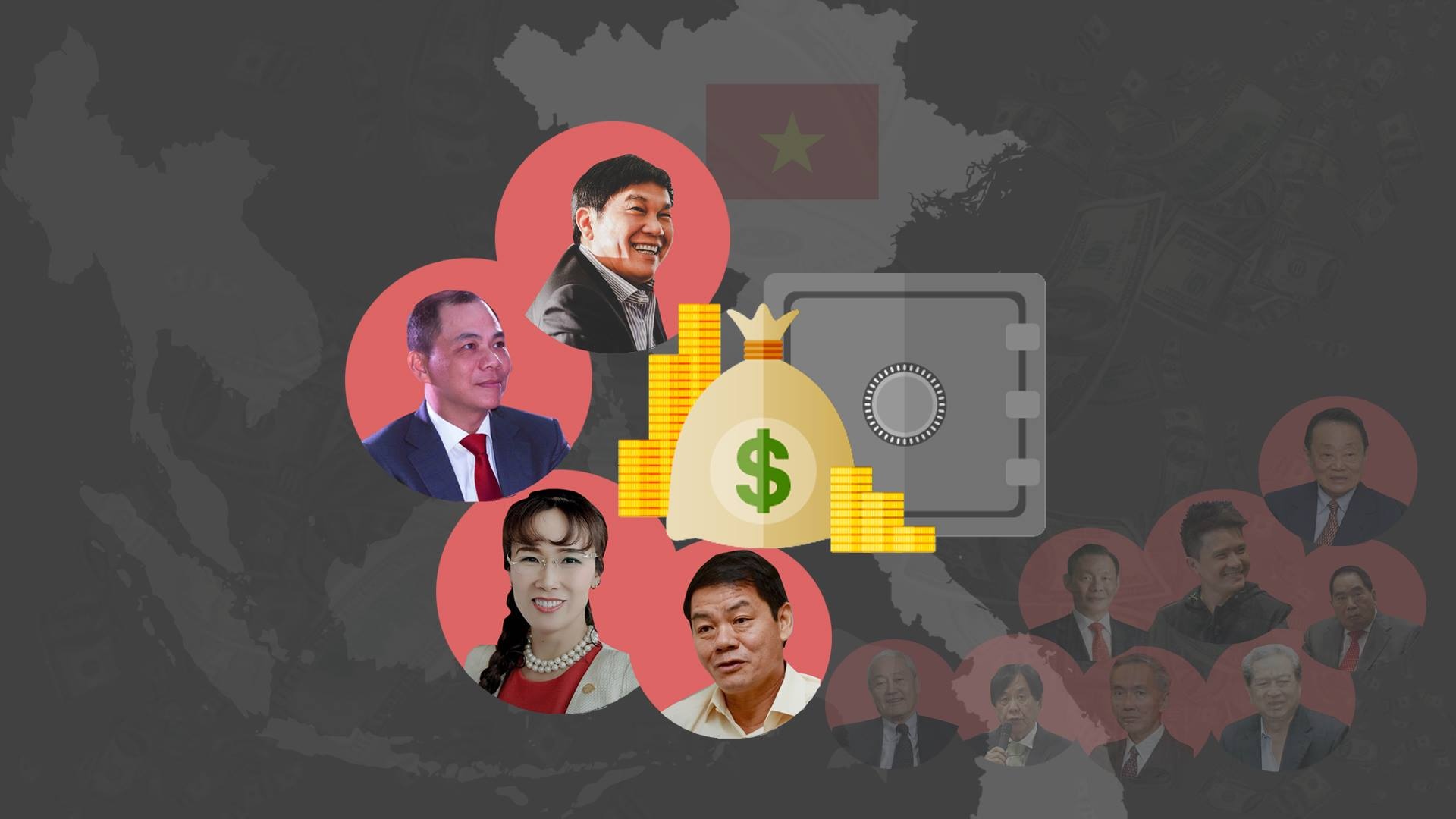 Soi do giau cua 4 ty phu Viet trong so sanh voi khu vuc hinh anh