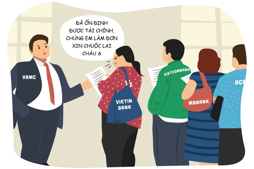 Hi hoa: Buc tranh no xau ngan hang hinh anh