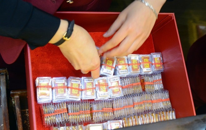 Gia vang SJC thap hon the gioi vai tram nghin hinh anh