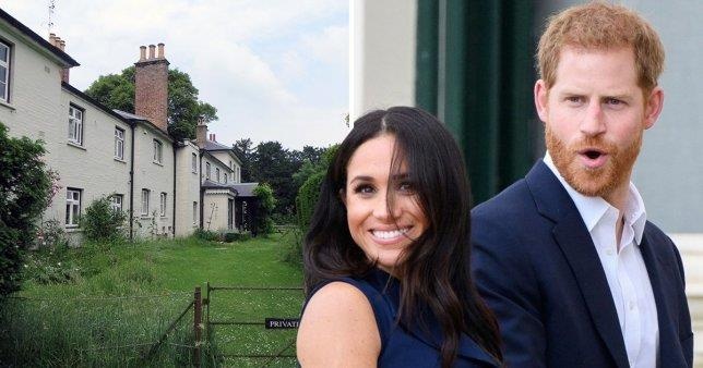 Hoang tu Anh va cong nuong Meghan Markle lo hen chuyen nha moi hinh anh