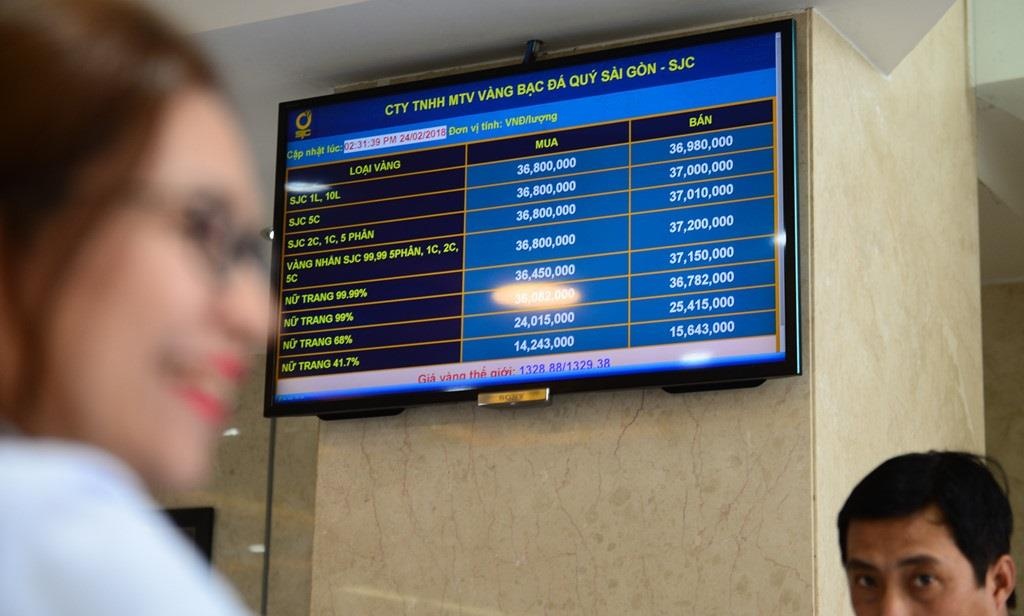 Vang trong nuoc giam nua trieu dong moi luong hinh anh