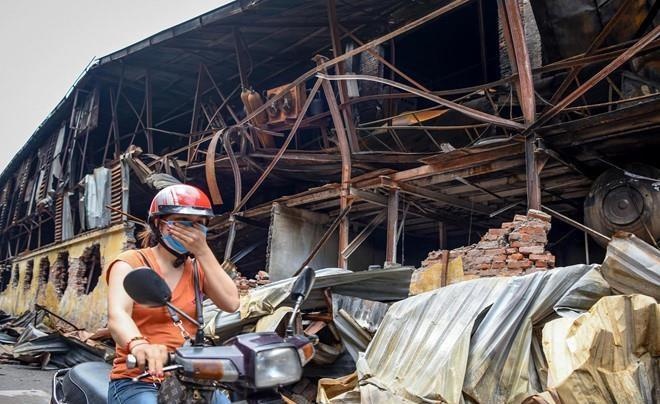 Rang Dong van chua cung cap thong tin thiet hai sau vu chay hinh anh