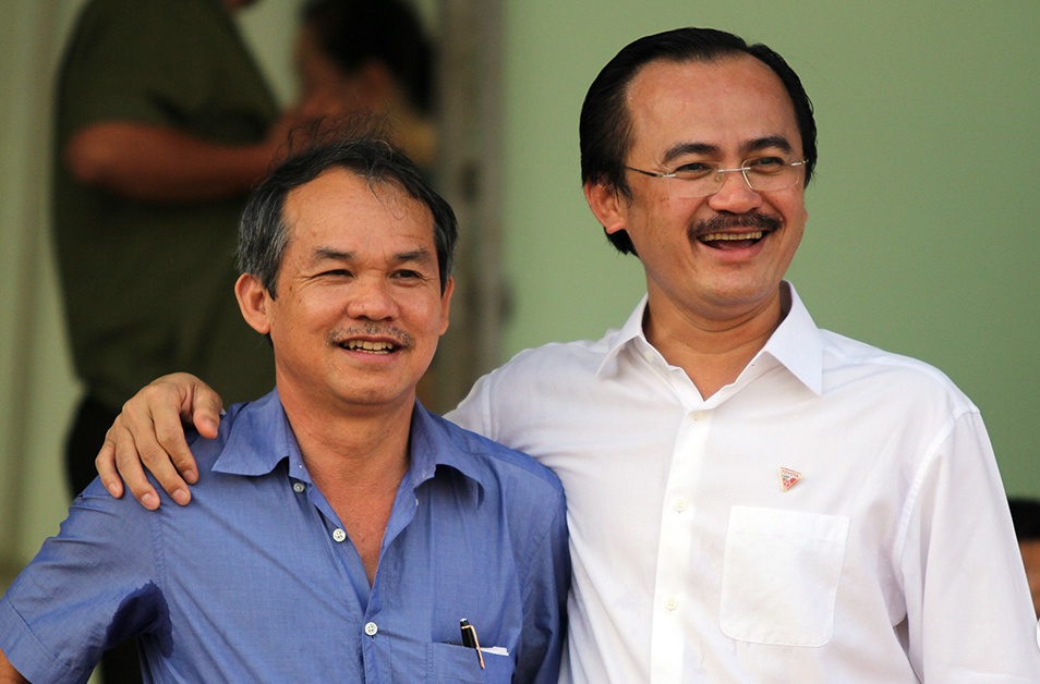 Bau Thang va co ngoi nghin ty tai Dong Tam Group hinh anh