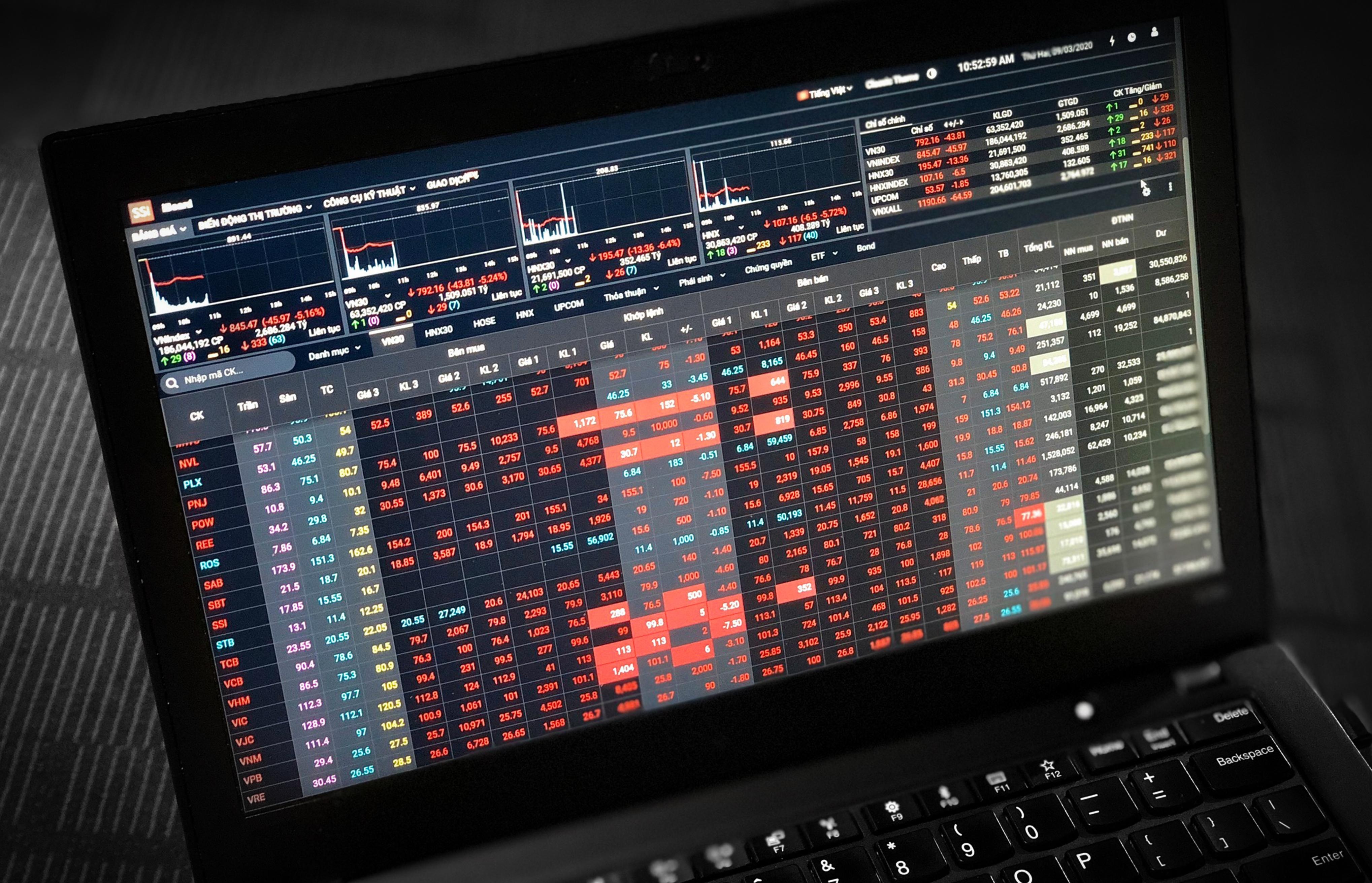 Loat dai gia giam san, chung khoan Viet xuong thap nhat 3 nam hinh anh