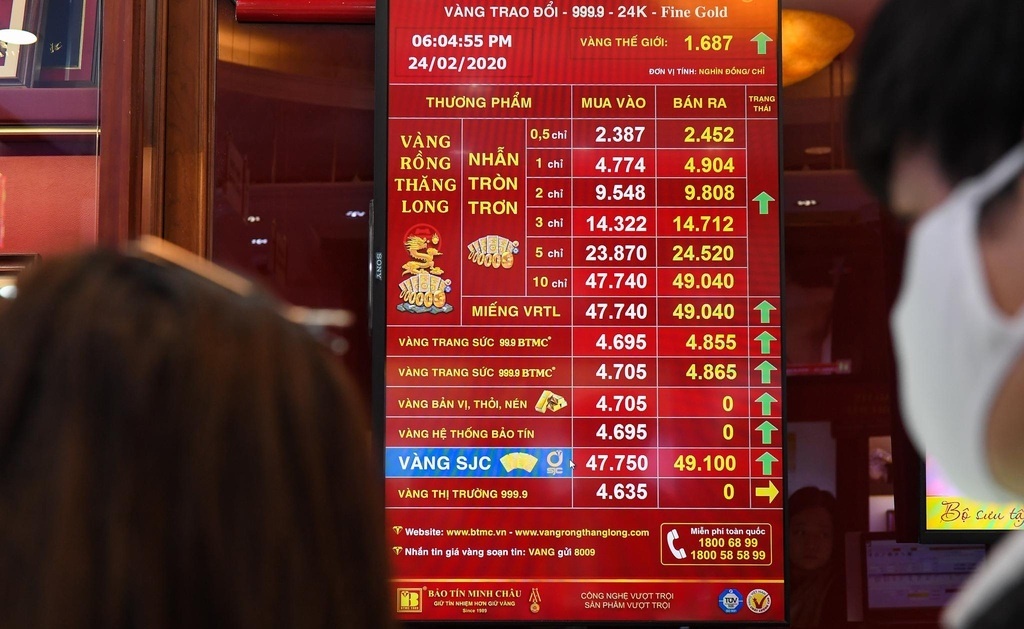 Gia vang co muc tang cao nhat tu dau nam hinh anh