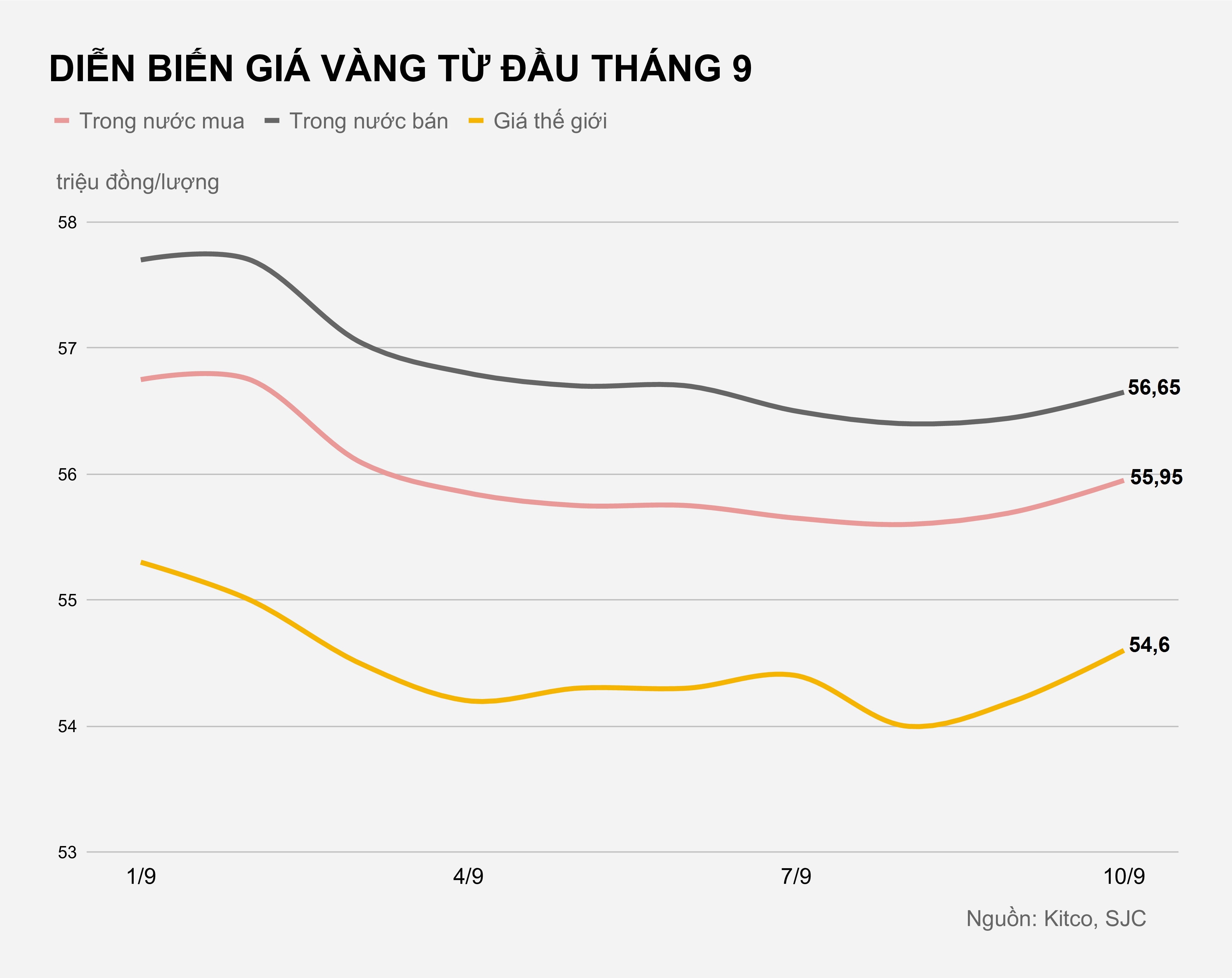 Gia vang trong nuoc hom nay anh 1