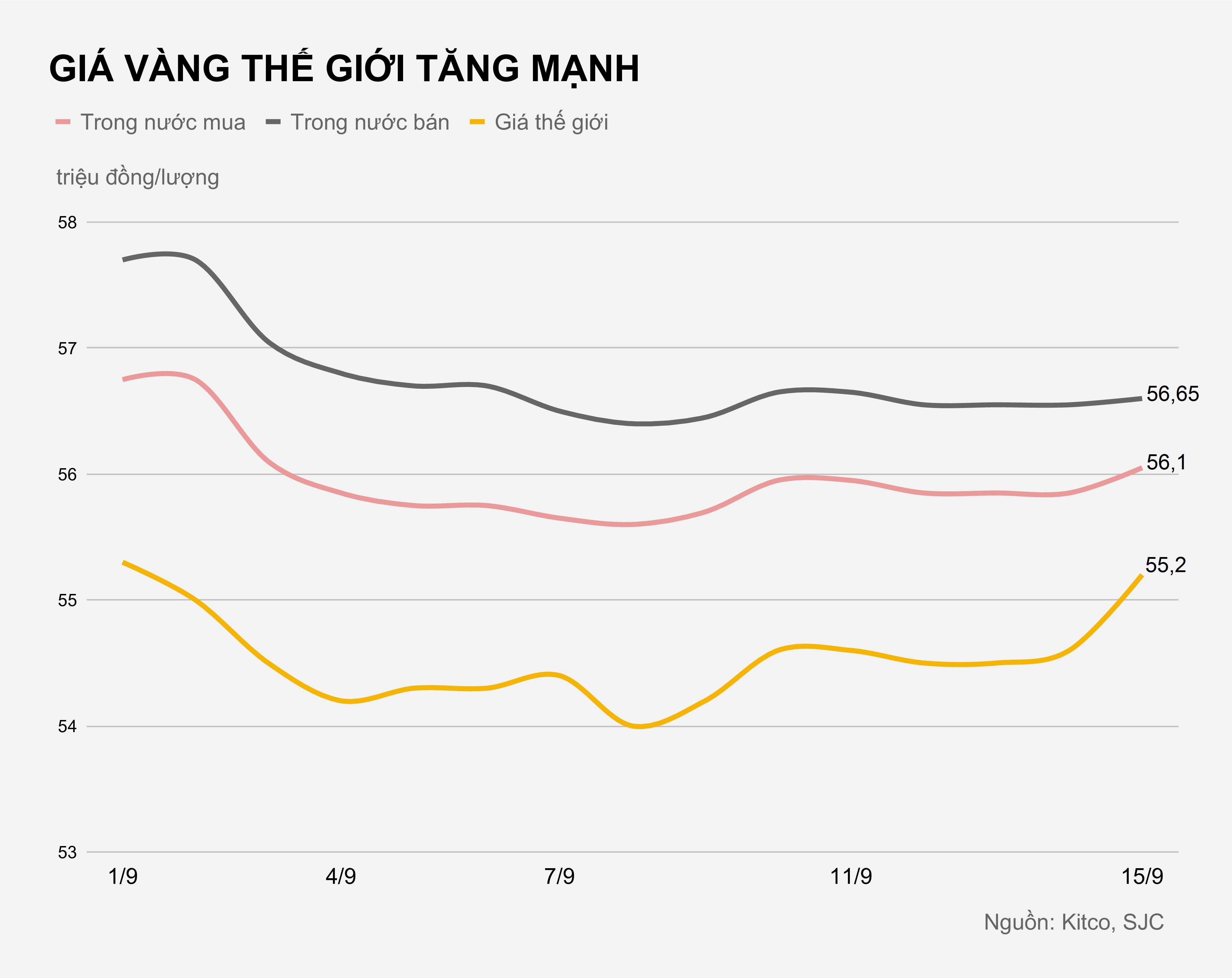 Gia vang trong nuoc hom nay anh 1