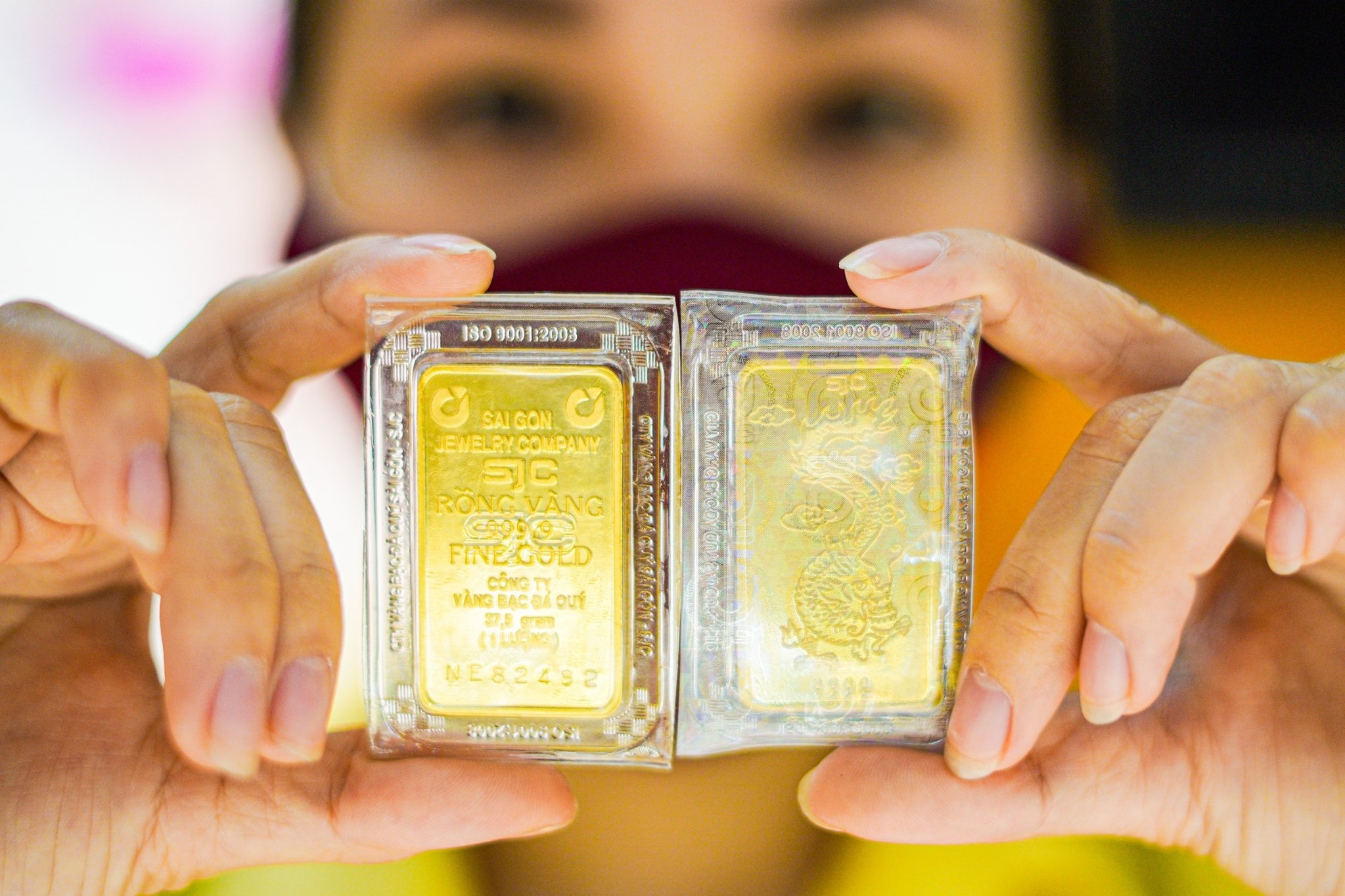 Gia vang mieng tang ca trieu dong sau mot ngay hinh anh