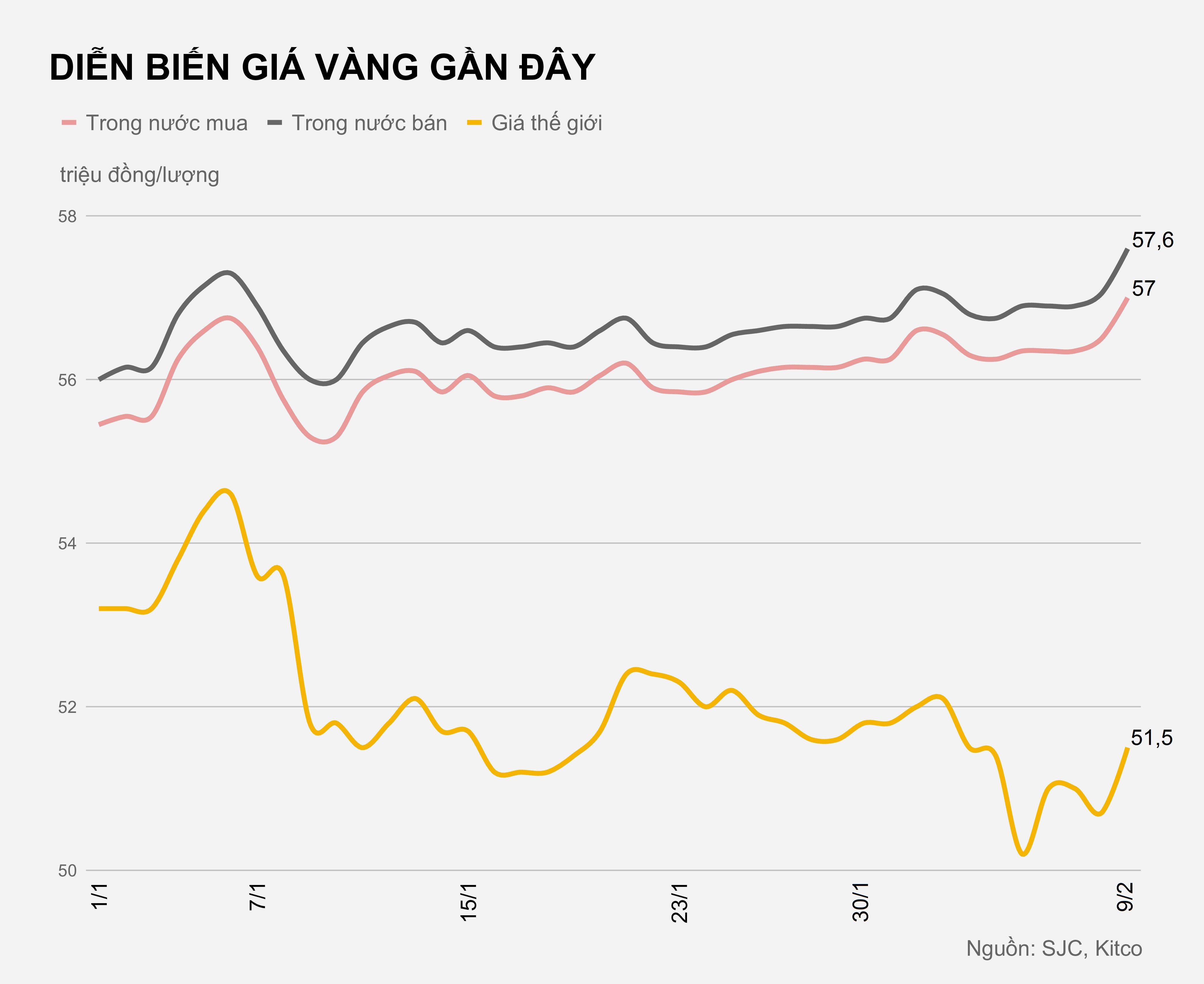 Gia vang trong nuoc hom nay anh 1