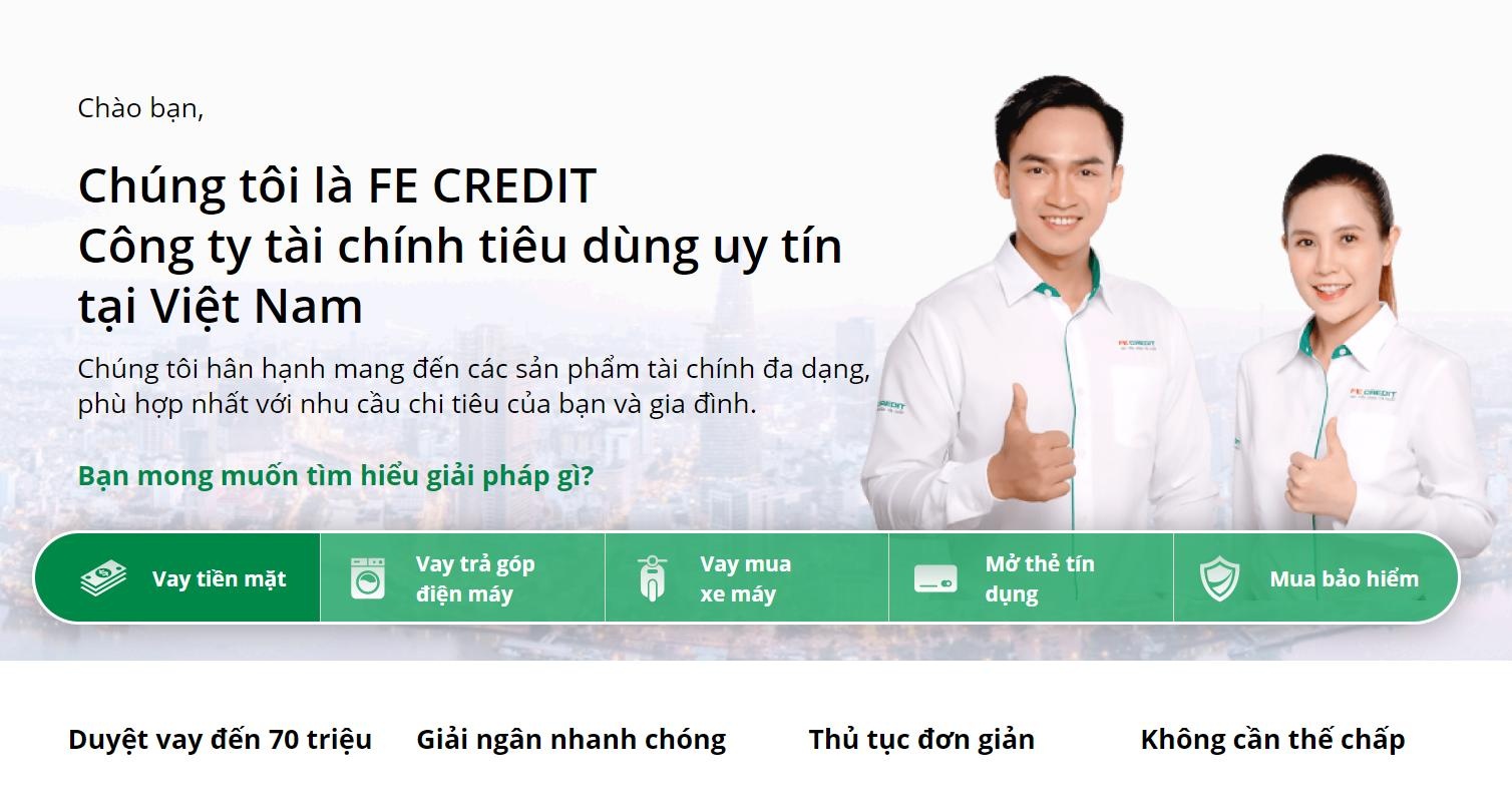 Khong vay tien bong nhien co no xau tai FE Credit anh 1
