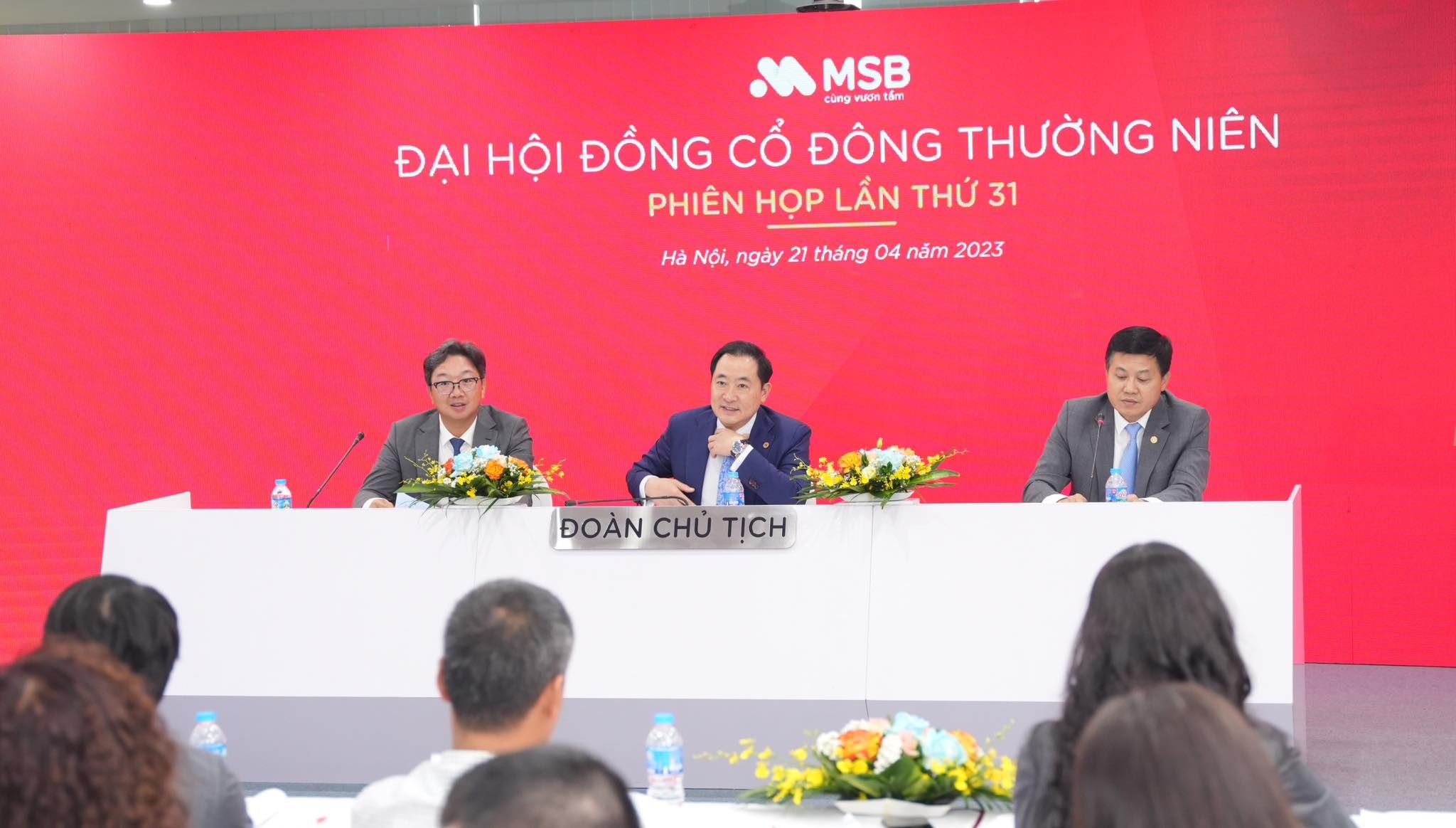 Co dong MSB khong thong qua ke hoach nhan sap nhap mot ngan hang hinh anh