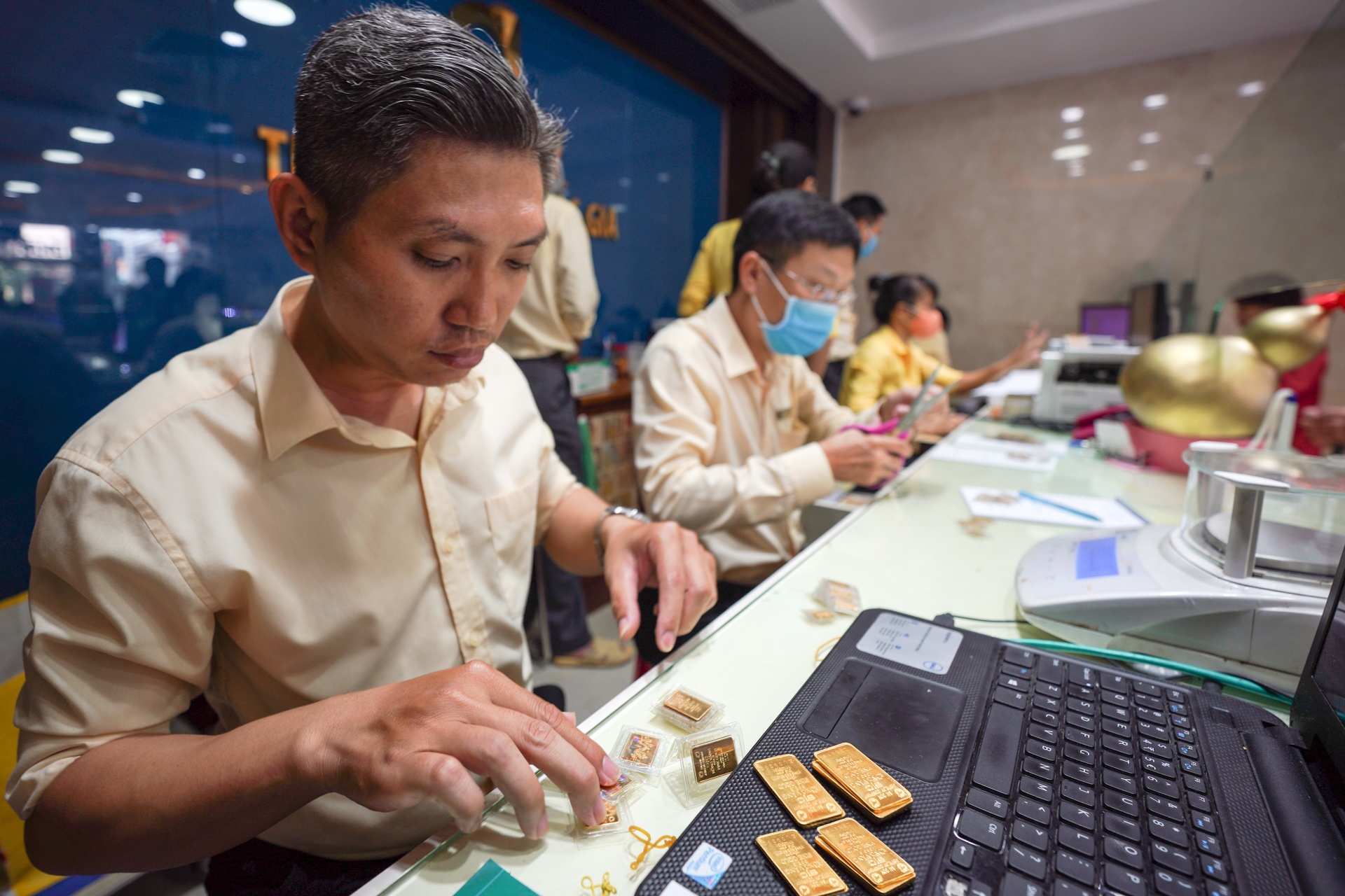 Gia vang mieng SJC xuong thap nhat 1 thang hinh anh