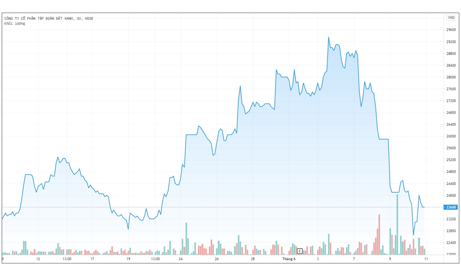 Co phieu Dat Xanh lao doc anh 1