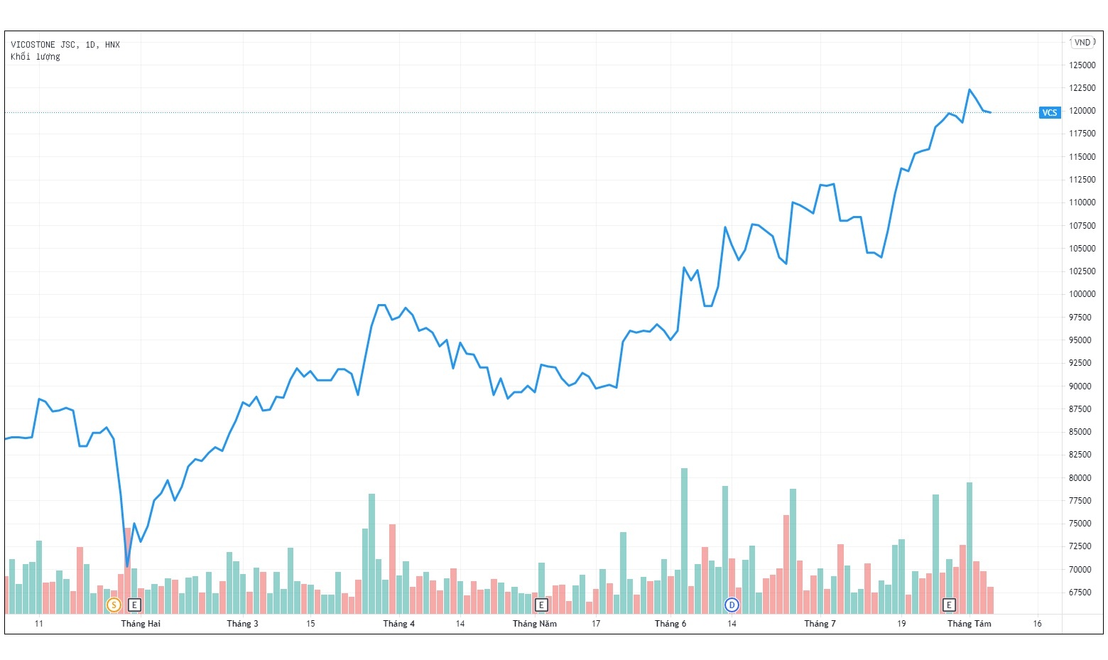 Vicostone lai hon 500 ty dong quy II,  co phieu len dinh 3 nam anh 1