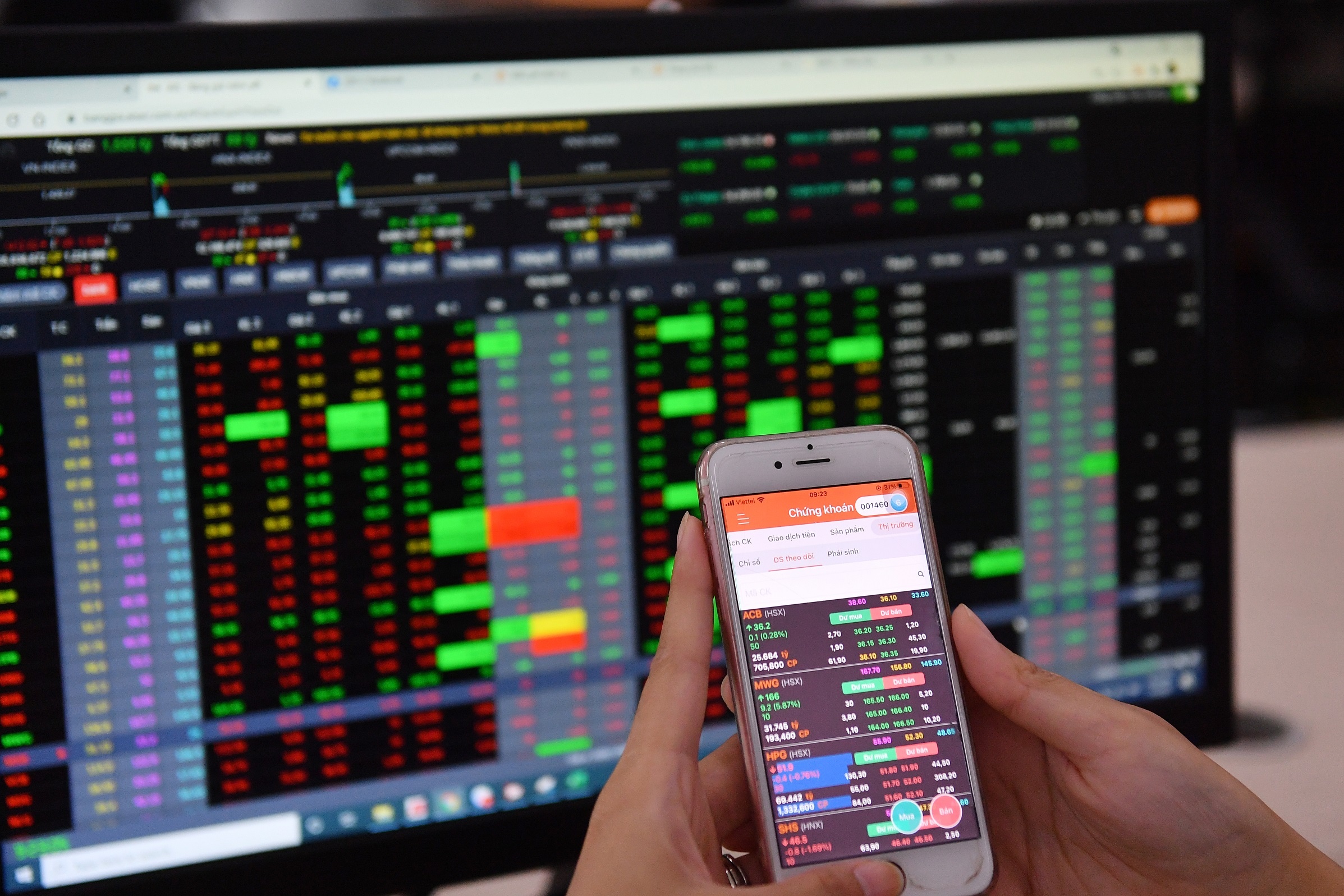 Quy ngoai muon chot loi co phieu VND hinh anh