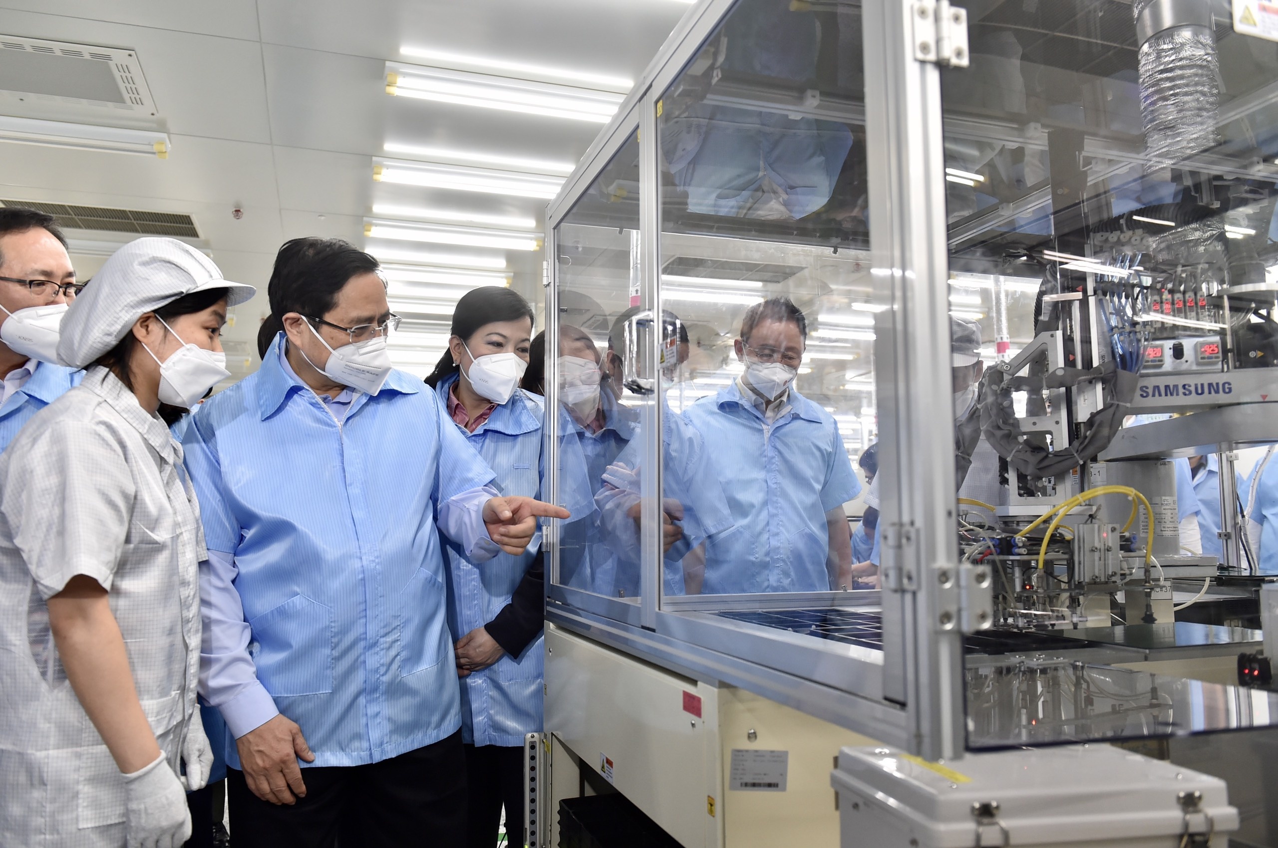 Thu tuong tham nha may Samsung Thai Nguyen anh 2