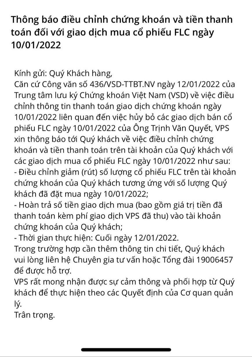 Ong Trinh Van Quyet ban chui co phieu FLC anh 2