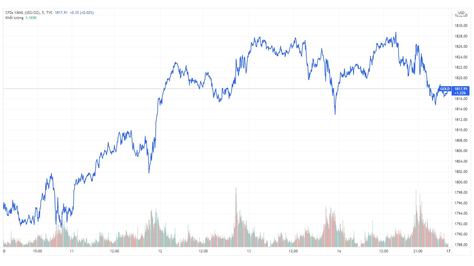 Gia vang trong nuoc hom nay anh 1