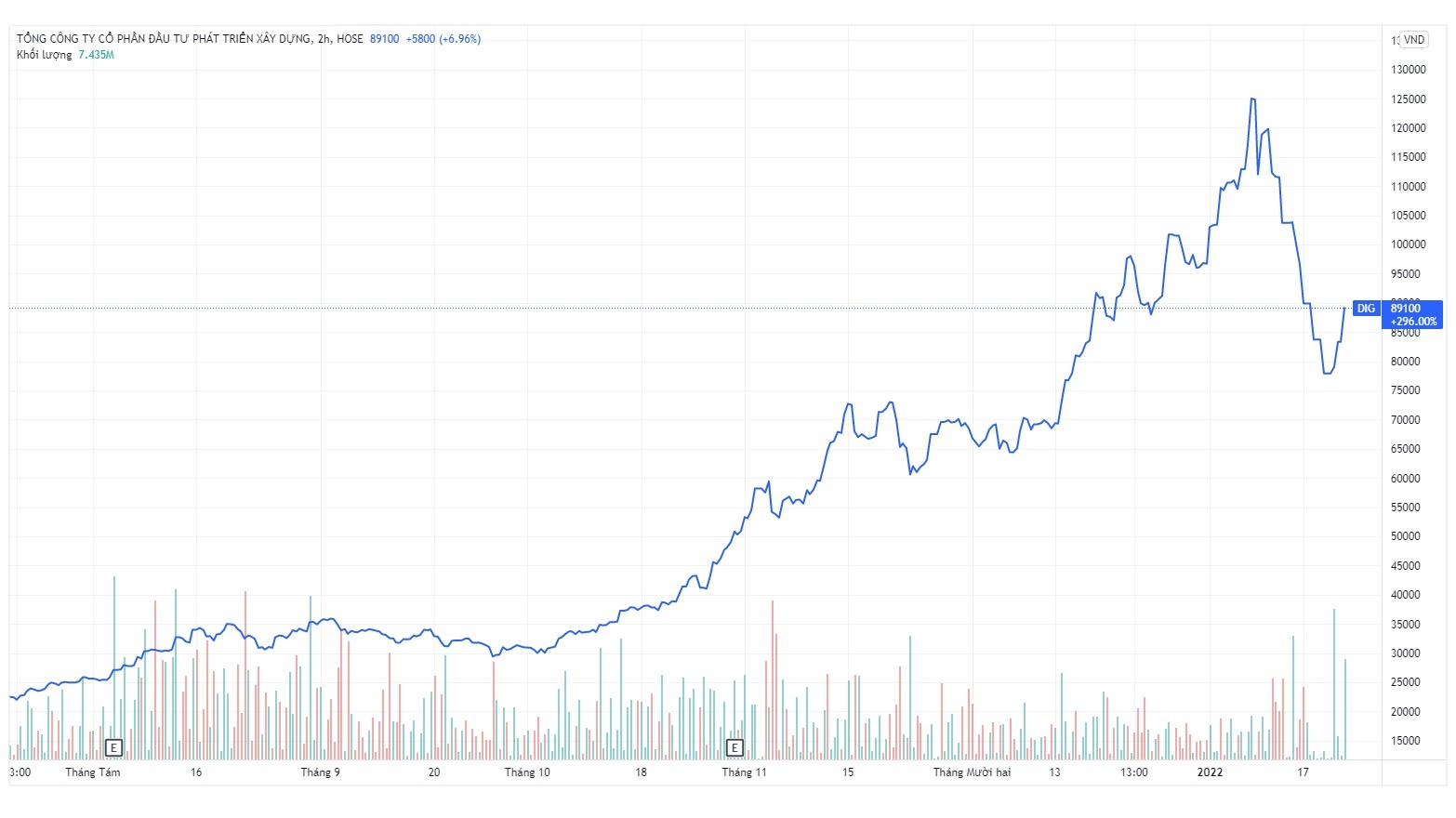 Co dong lon,  lanh dao cong ty nhon nhip mua ban co phieu DIG anh 1