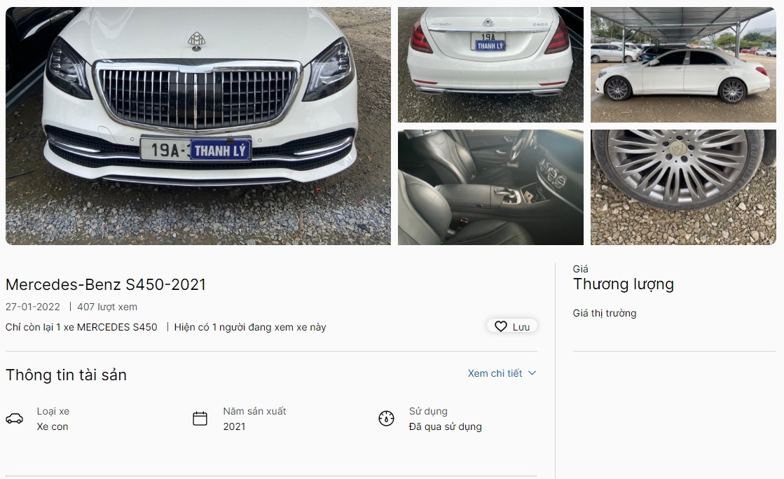 Hang loat xe sang dang duoc ngan hang thanh ly anh 1