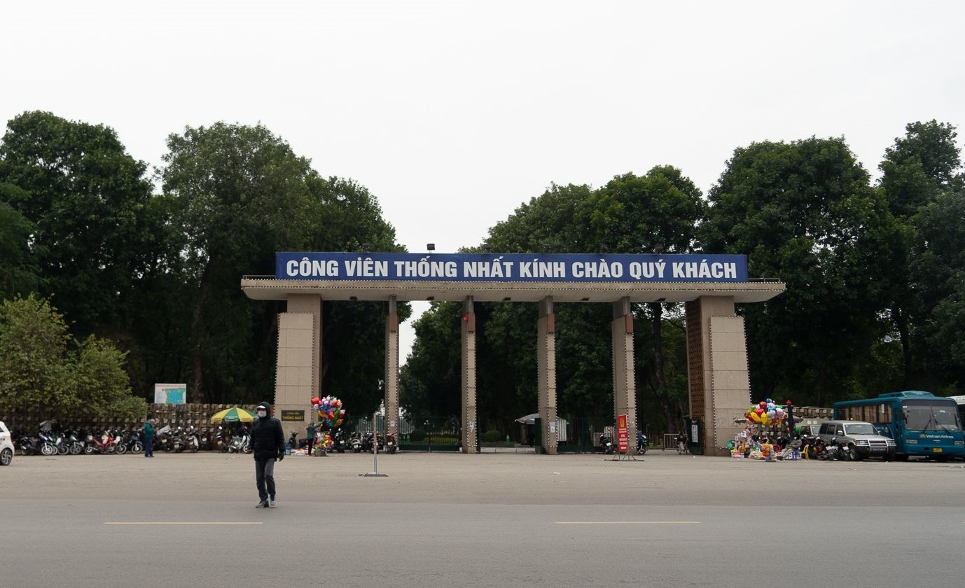 Cong vien Thong Nhat kinh doanh ngay cang eo uot hinh anh