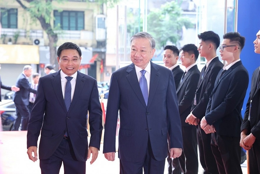 Tong Bi thu To Lam du le ky niem 80 nam nganh Tai chinh hinh anh