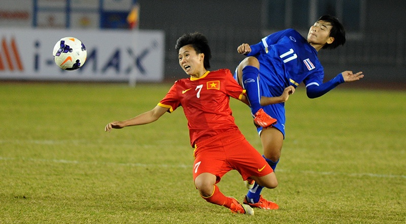 Thua nguoc Thai Lan, tuyen nu Viet Nam mat ngoi hau hinh anh