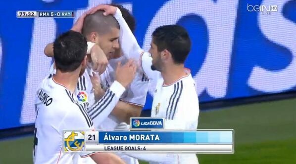 Morata an dinh ty so 5-0 voi pha cua long dieu nghe hinh anh