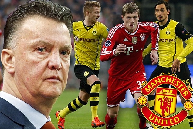 Van Gaal quyet dua Kroos, Reus, Hummels ve M.U hinh anh