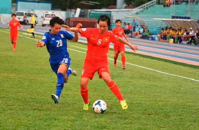 DT nu Viet Nam 1-2 Thai Lan: Vo mong giac mo World Cup hinh anh