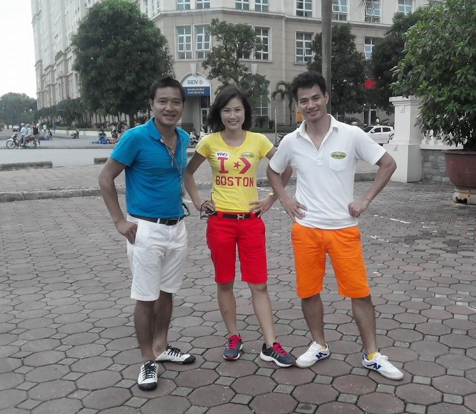 Bộ ba HLV và ông bầu: Hồng Sơn, Ngọc Châm, Xuân Bắc.