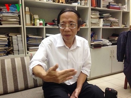   Chuyên gia Vũ Quang Vinh chia sẻ về hệ quả của gian lận tuổi trong thể thao. (Ảnh: Trọng Phú).