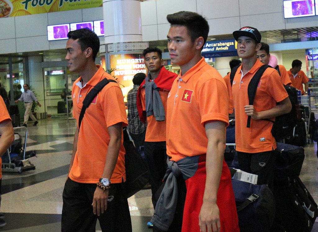 Thủ môn Nguyên Mạnh đã bình phục chấn thương và sẵn sàng chuẩn bị  cho trận đấu tới với Malaysia.