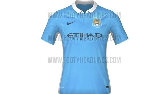 7. Manchester City Thiết kế mới của Nike dành cho nửa xanh thành Manchester rất bắt mắt với màu xanh truyền thống kết hợp với cổ áo Polo và sọc trắng lớn 2 bên eo, tất và quần màu trắng cũng sẽ thay thế màu xanh như mùa giải cũ. Dự kiến áo đấu sân khách của Manchester City với màu tối sẽ được công bố vào cuối mùa giải năm nay.