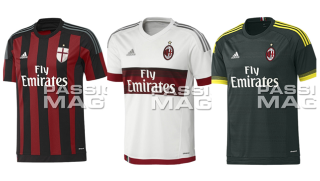 9. AC Milan Chưa bao giờ Adidas làm chúng ta thất vọng vì những bộ áo đấu dành cho Rossoneri. Áo đấu mùa 2015-2016 tiếp tục là sự kết hợp truyền thống của nhũng sọc đỏ đen và năm thứ 2 liên tiếp logo của CLB sẽ được thay thế bằng huy hiệu Saint Georges’s Cross.