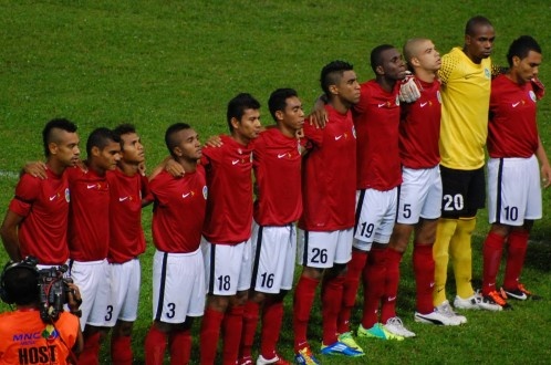 Các cầu thủ Đông Timor. Ảnh: Jakarta Casual