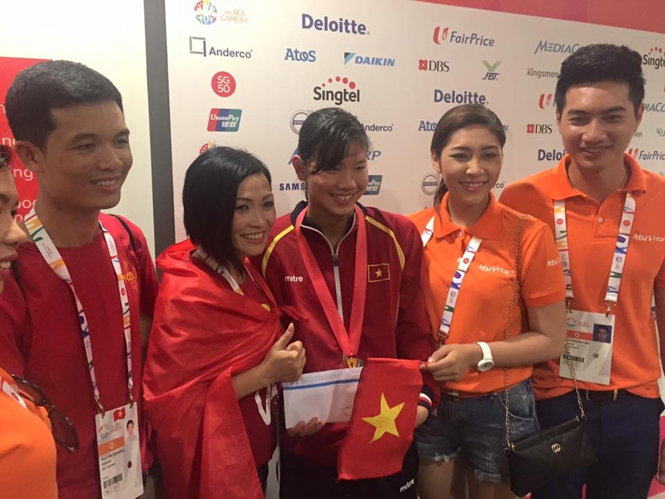 Ánh Viên không có đối thủ ở 2 nội dung dự thi ngày 6/6. Ảnh: Hoàng Hà