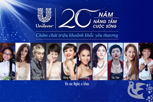 Truc tiep Dem nhac hoi Unilever 20 nam Nang tam cuoc song hinh anh