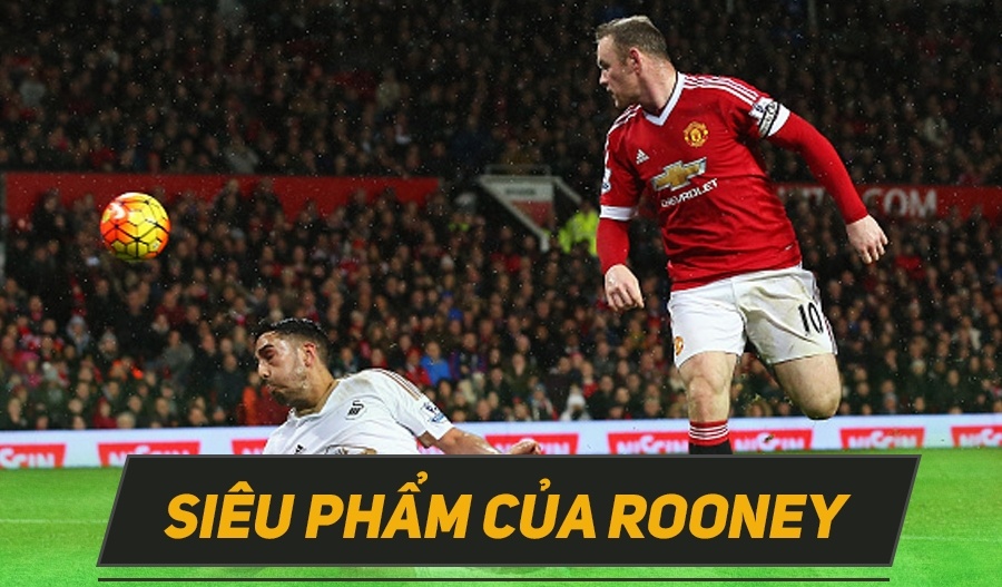 Rooney choi hay nhat tran MU thang Swansea 2-1 hinh anh