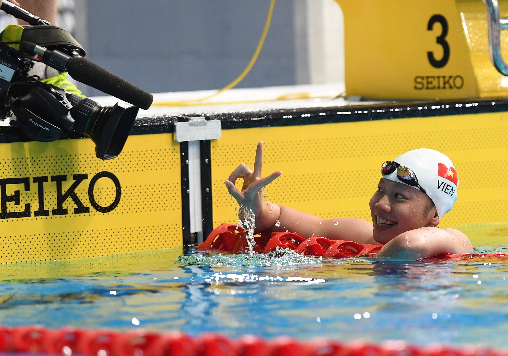 Huy Hoang va Anh Vien lien tiep gianh HCV,  pha ky luc SEA Games anh 10