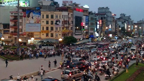 Hiện trường vụ việc.