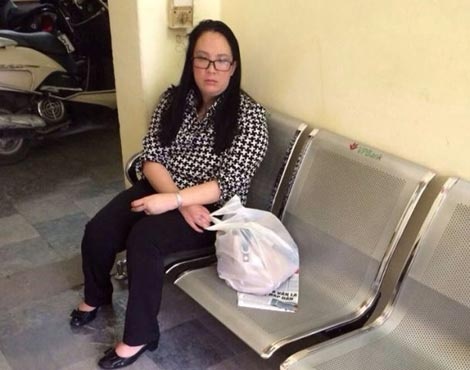 Su that vu 'kieu nu Hai Duong' dua lai xe taxi di cap cuu hinh anh