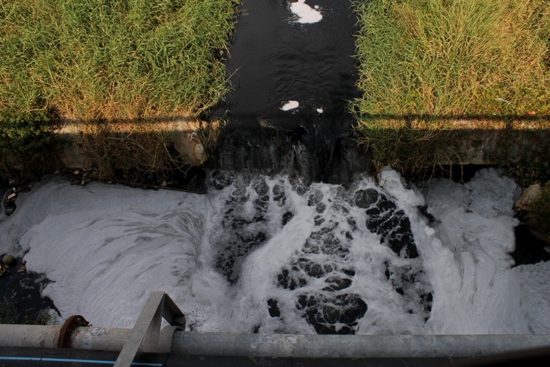 Một số hộ dân còn cho biết thêm, doanh nghiệp ở đây ban đêm thường lén xả nước thải ra kênh, nhất là vào những ngày mưa to khiến con kênh càng trở nên ô nhiễm hơn.