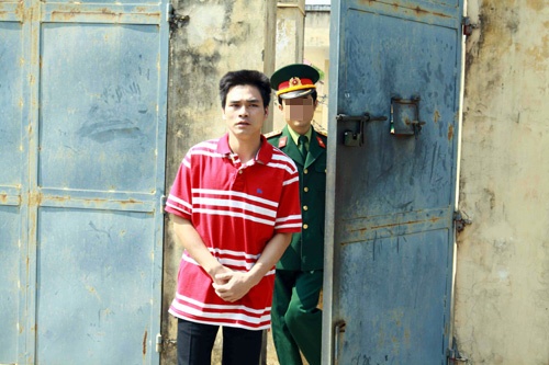Lý Nguyễn Chung trong trại giam.