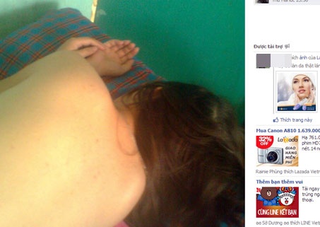 Tung anh khoa than cua nguoi tinh len Facebook de khong che hinh anh