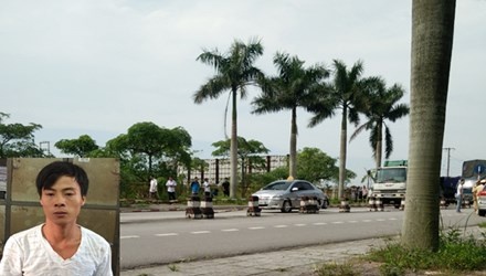 Tên ngáo đá Nguyễn Khắc Long (ảnh nhỏ) và nơi diễn ra vụ bắt cóc (ảnh lớn).