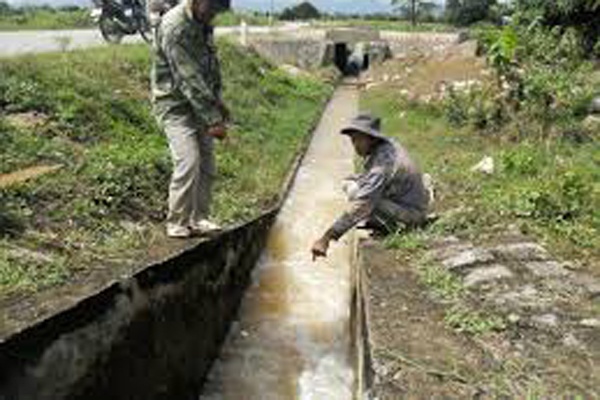 Be gai 2 tuoi chet duoi muong nuoc giua dem hinh anh