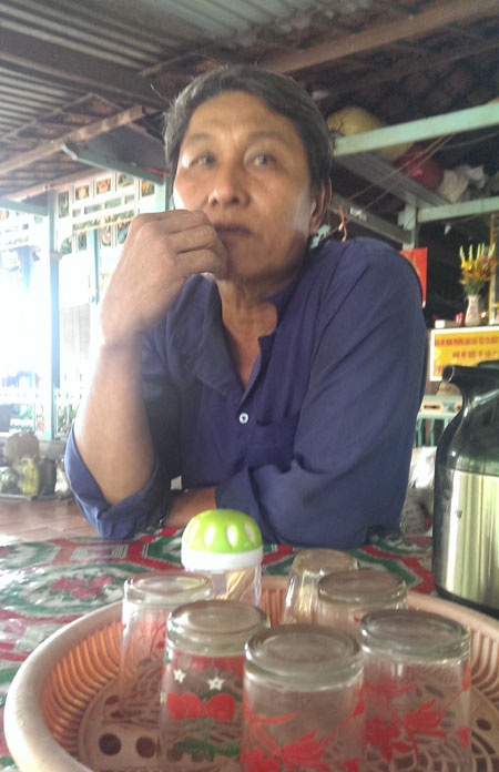 Chân dung thầy lang Võ Văn Bi. 